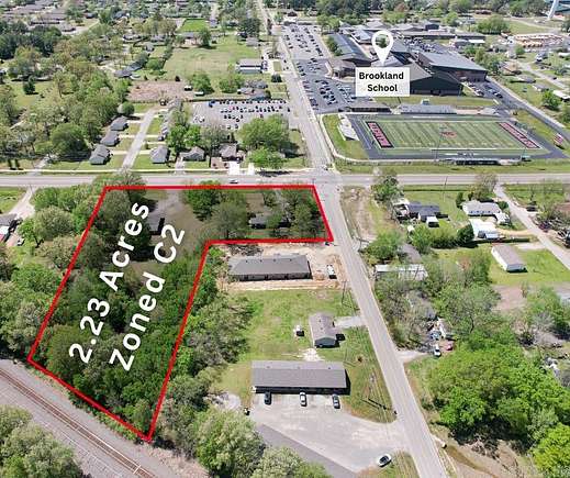 2.2 Acres of Commercial Land for Sale in Brookland, Arkansas