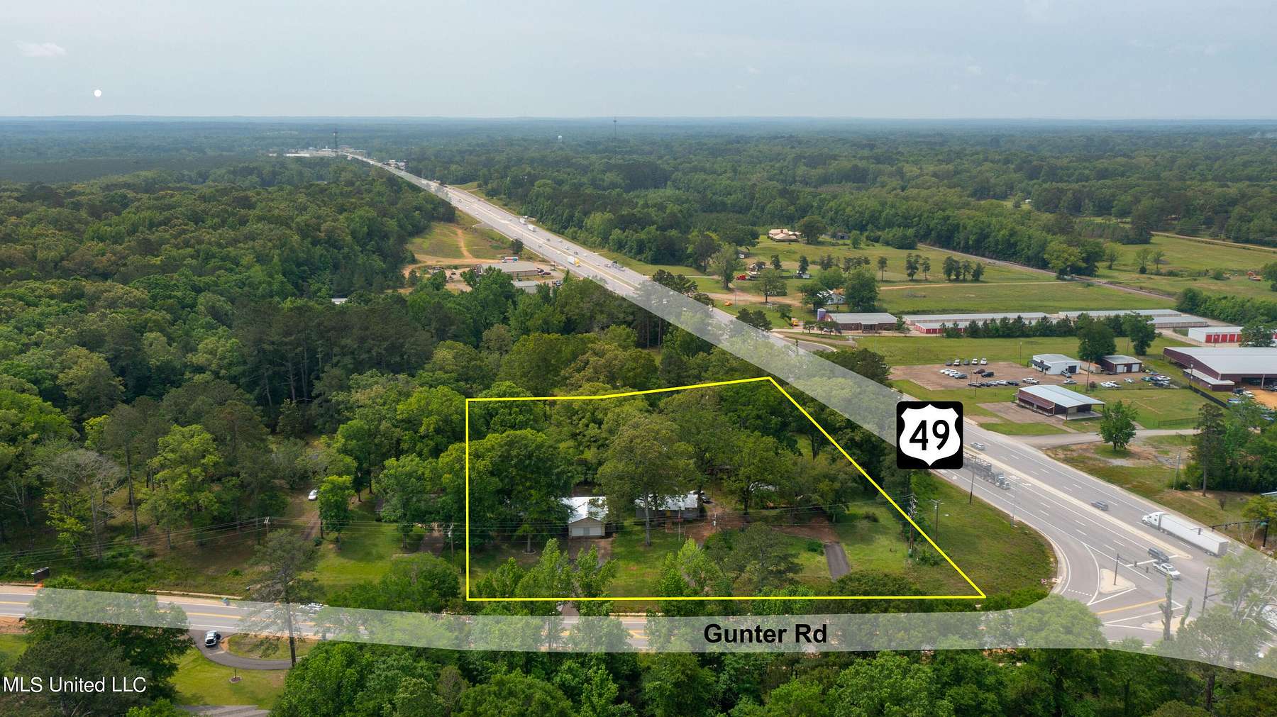 2.2 Acres of Improved Commercial Land for Sale in Florence, Mississippi