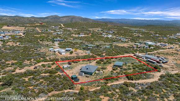 2 Acres of Residential Land with Home for Sale in Dewey-Humboldt, Arizona