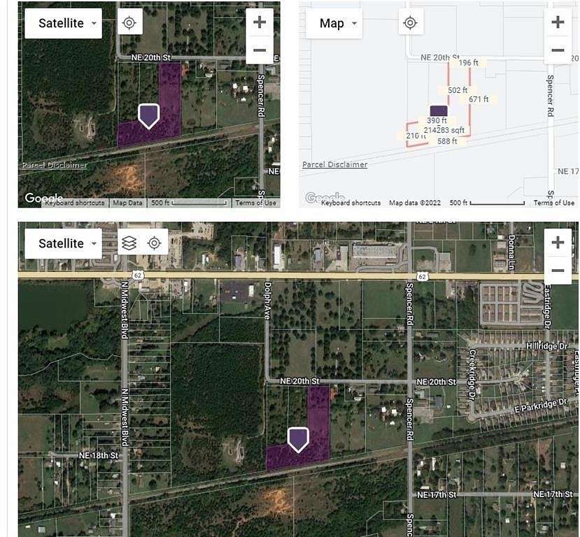 9.4 Acres of Residential Land for Sale in Oklahoma City, Oklahoma