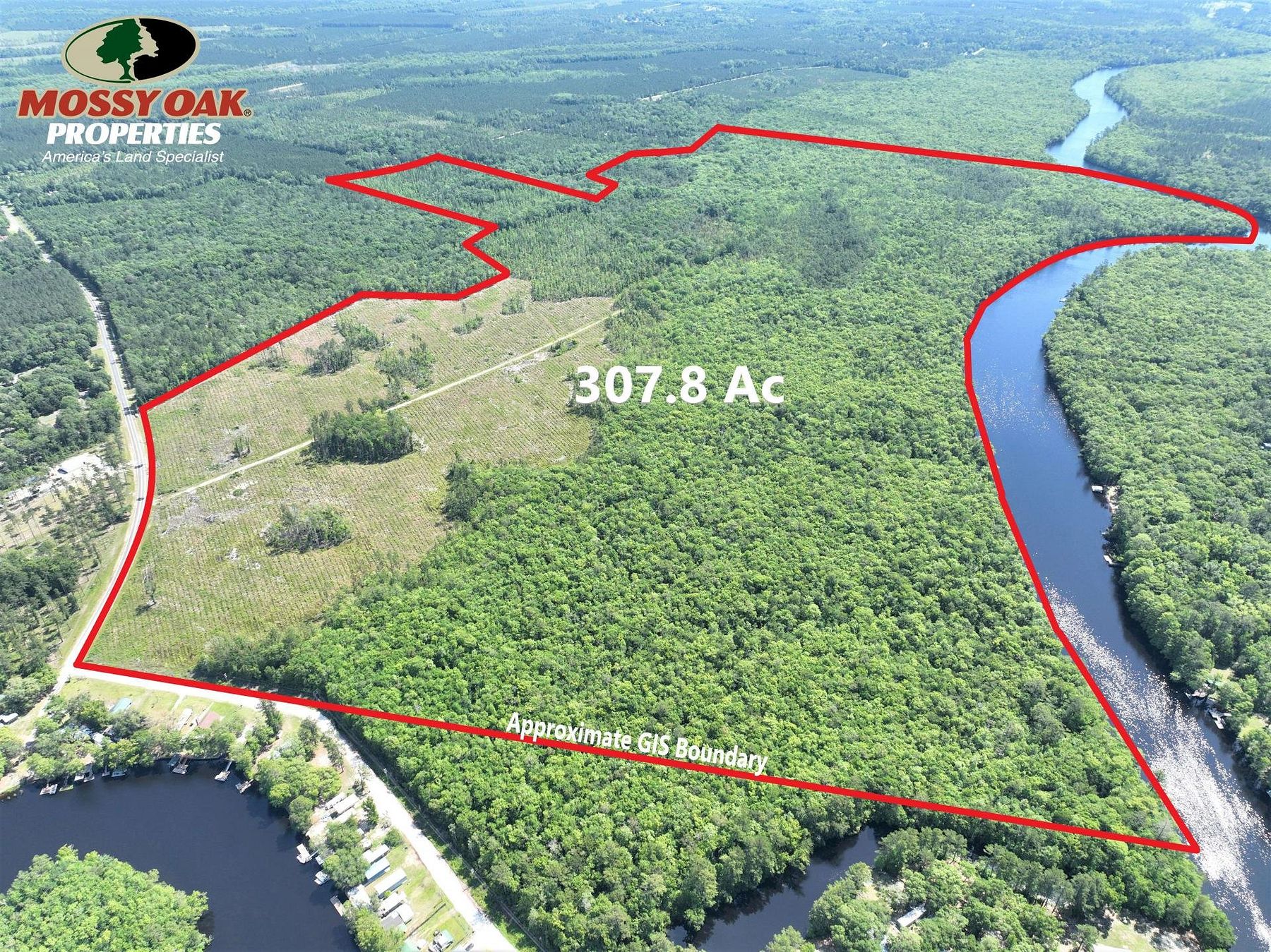 308 Acres of Recreational Land for Sale in Kingsland, Georgia