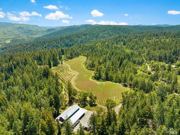 40 Acres of Recreational Land with Home for Sale in Boonville, California