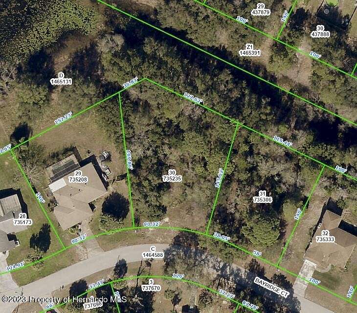 0.501 Acres of Residential Land for Sale in Spring Hill, Florida