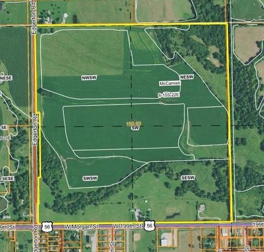 151 Acres of Land for Sale in Edgerton, Kansas