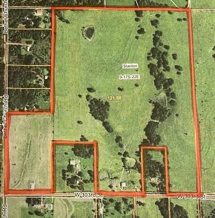 122 Acres of Recreational Land & Farm for Sale in Paola, Kansas