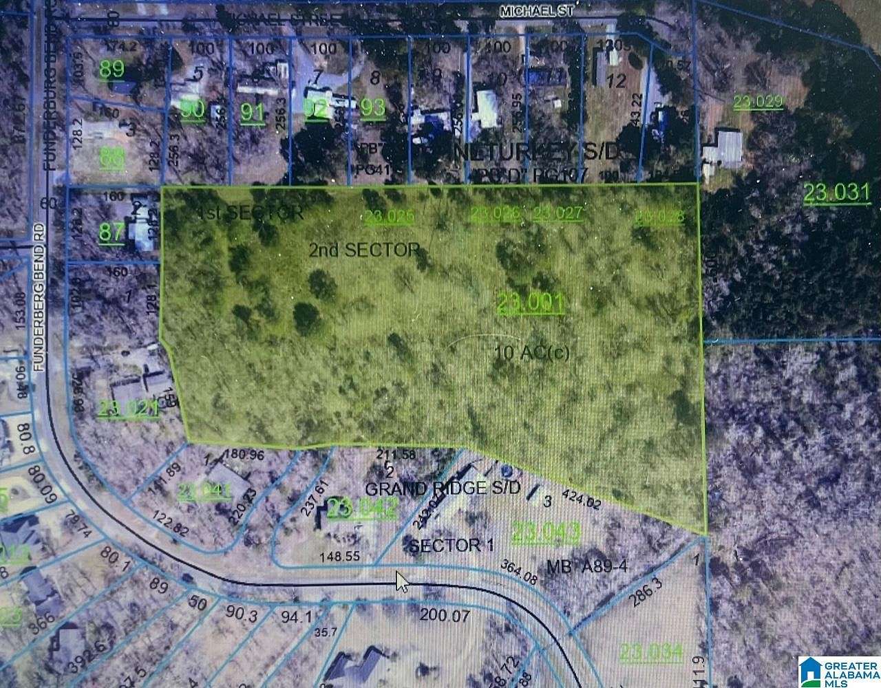 10 Acres of Residential Land for Sale in Pell City, Alabama