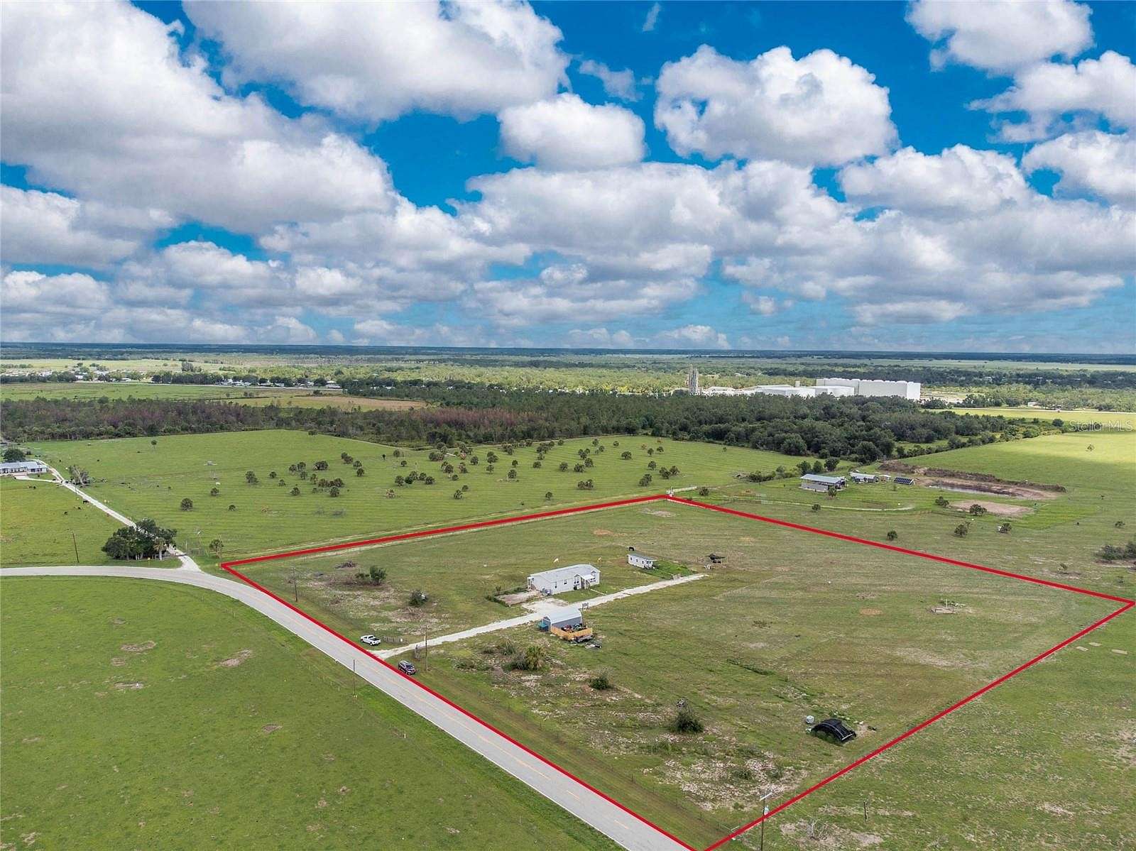 10.1 Acres of Land with Home for Sale in Arcadia, Florida