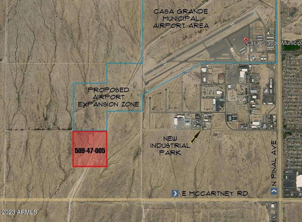 34.6 Acres of Land for Sale in Casa Grande, Arizona