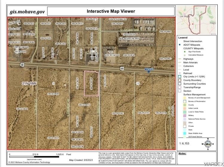 11 Acres of Commercial Land for Sale in Golden Valley, Arizona