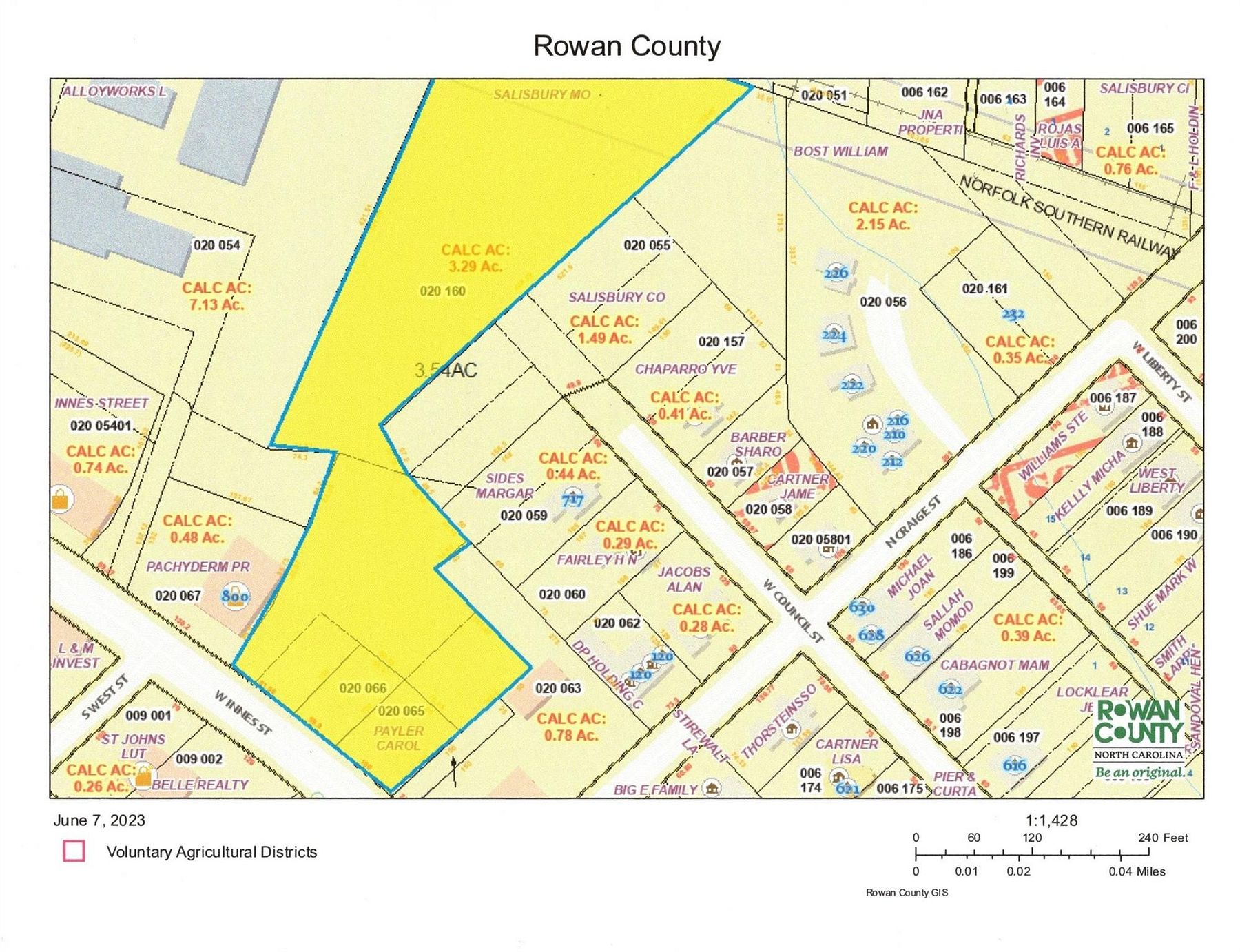 3.6 Acres of Land for Sale in Salisbury, North Carolina