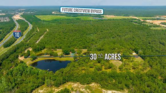 30 Acres of Improved Land for Sale in Crestview, Florida