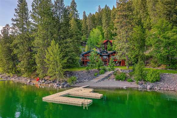 3.2 Acres of Residential Land with Home for Sale in Whitefish, Montana