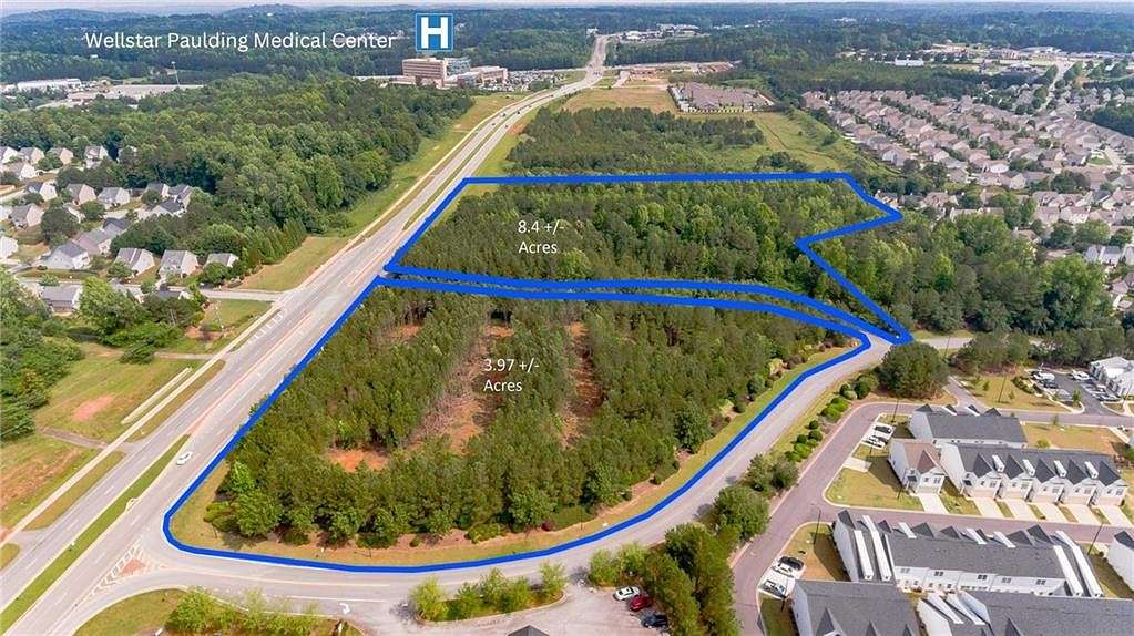 12.4 Acres of Commercial Land for Sale in Hiram, Georgia