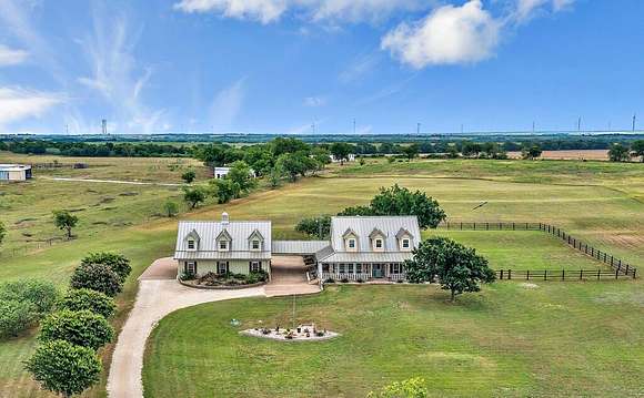 3.9 Acres of Residential Land with Home for Sale in Mount Calm, Texas