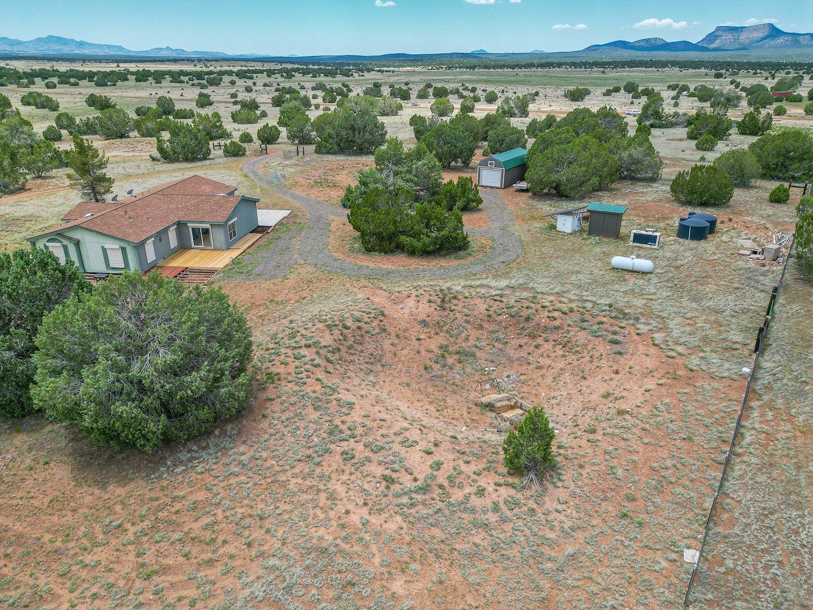 36.3 Acres of Land with Home for Sale in Seligman, Arizona