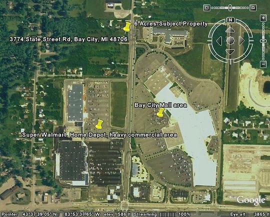 6 Acres of Commercial Land for Sale in Bay City, Michigan