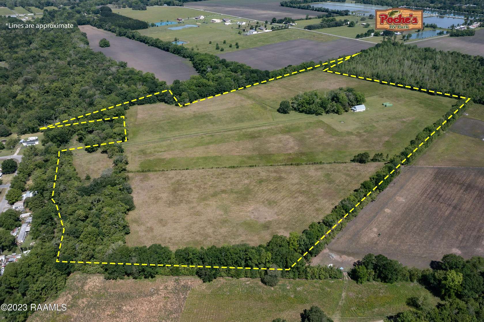 49.1 Acres of Land for Sale in Breaux Bridge, Louisiana