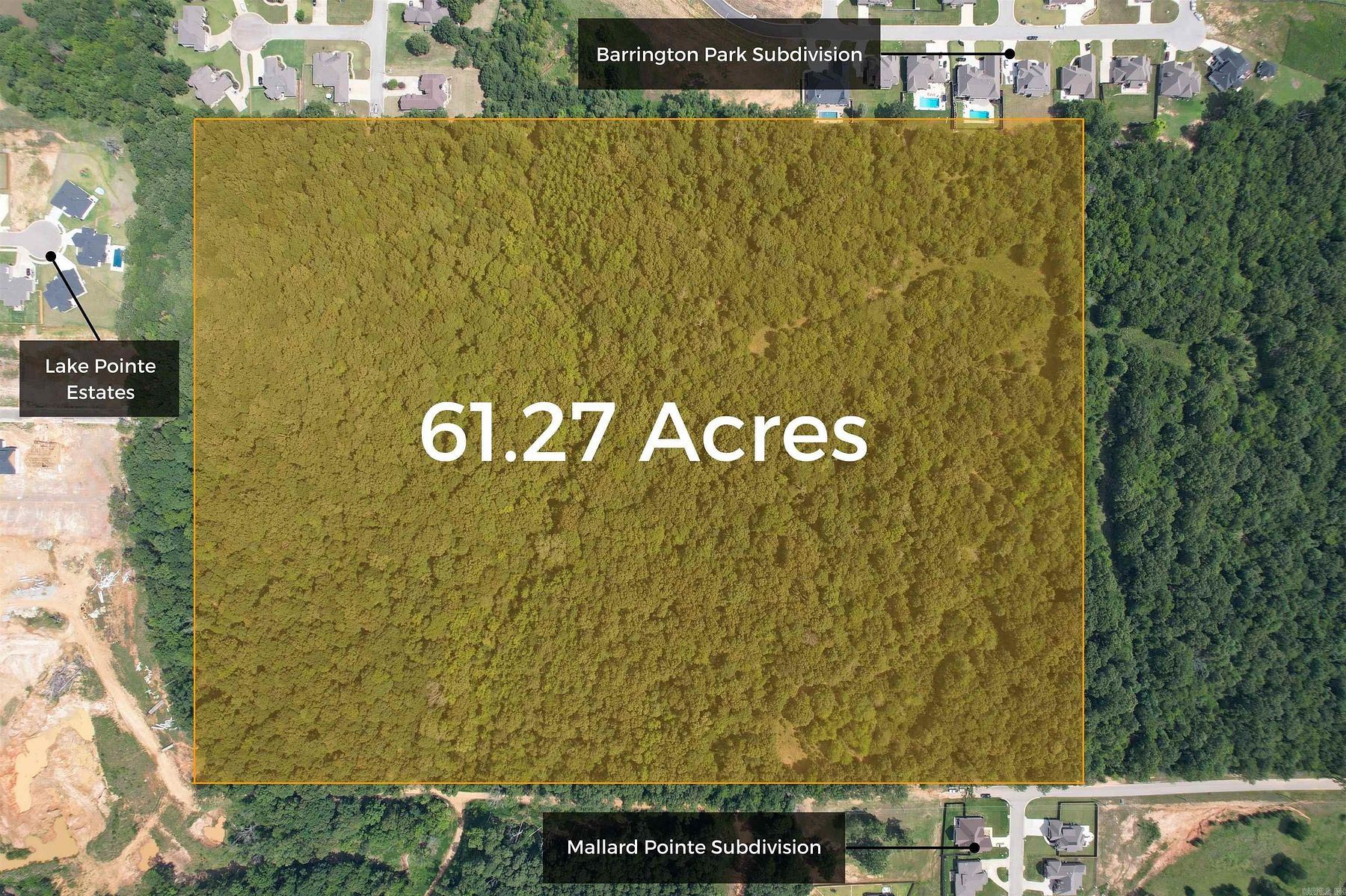 61.3 Acres of Land for Sale in Jonesboro, Arkansas