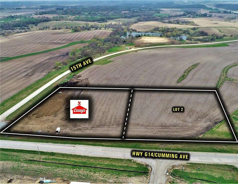 0.99 Acres of Commercial Land for Sale in Cumming, Iowa