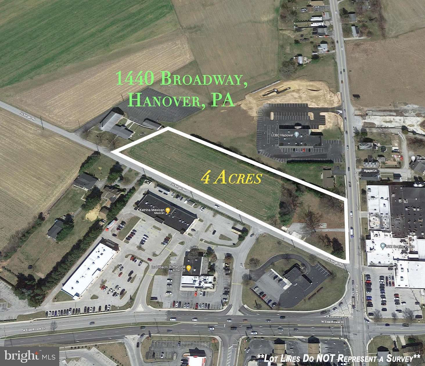 4 Acres of Commercial Land for Sale in Hanover, Pennsylvania