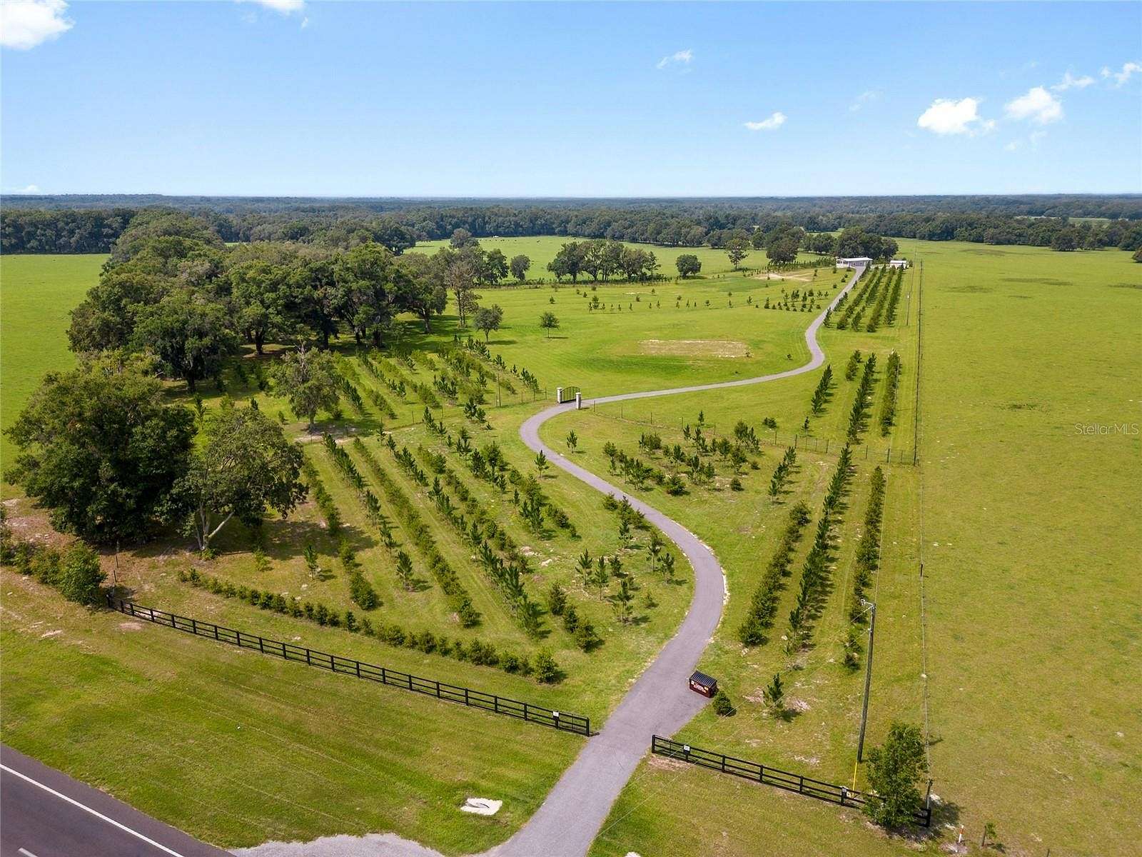 20 Acres of Agricultural Land with Home for Sale in Williston, Florida