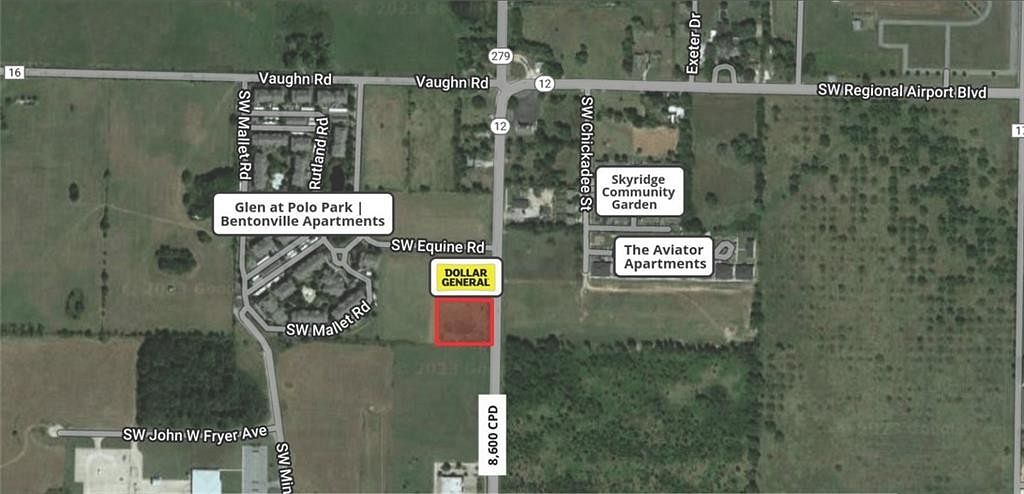 1.3 Acres of Mixed-Use Land for Sale in Bentonville, Arkansas