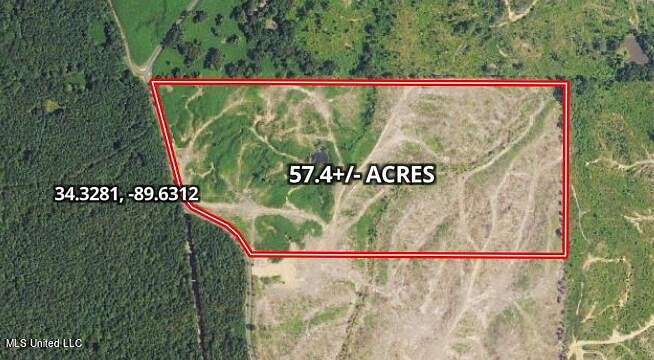 57.4 Acres of Recreational Land for Sale in Oxford, Mississippi