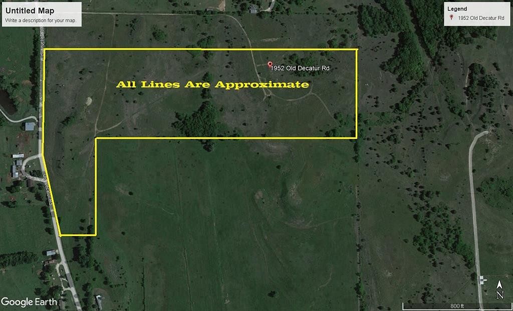 42.9 Acres of Land for Sale in Decatur, Texas