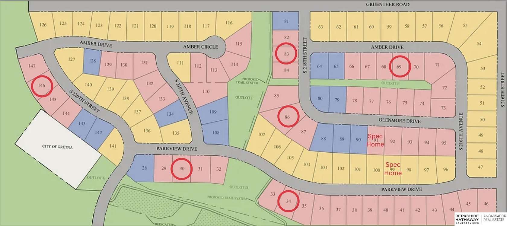 0.18 Acres of Residential Land for Sale in Gretna, Nebraska
