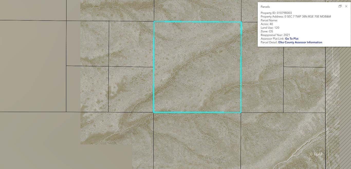 40 Acres of Land for Sale in Montello, Nevada