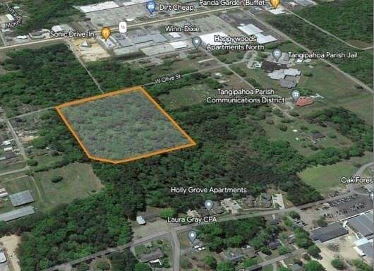 10.5 Acres of Land for Sale in Amite, Louisiana