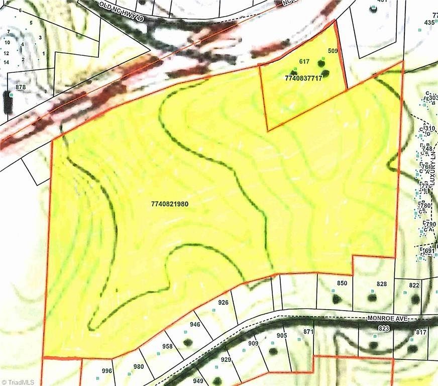 58 Acres of Land for Sale in Asheboro, North Carolina