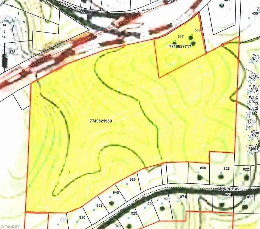 58 Acres of Mixed-Use Land for Sale in Asheboro, North Carolina