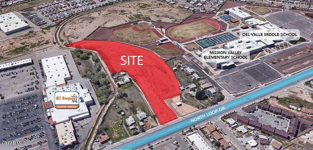6.8 Acres of Commercial Land for Sale in El Paso, Texas