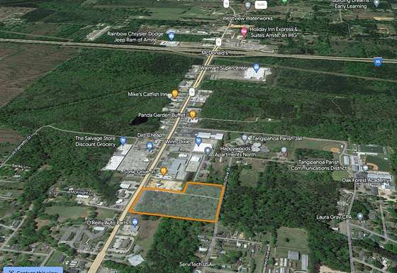 10.7 Acres of Land for Sale in Amite, Louisiana