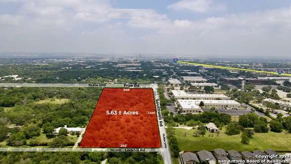 5.6 Acres of Commercial Land for Sale in San Antonio, Texas