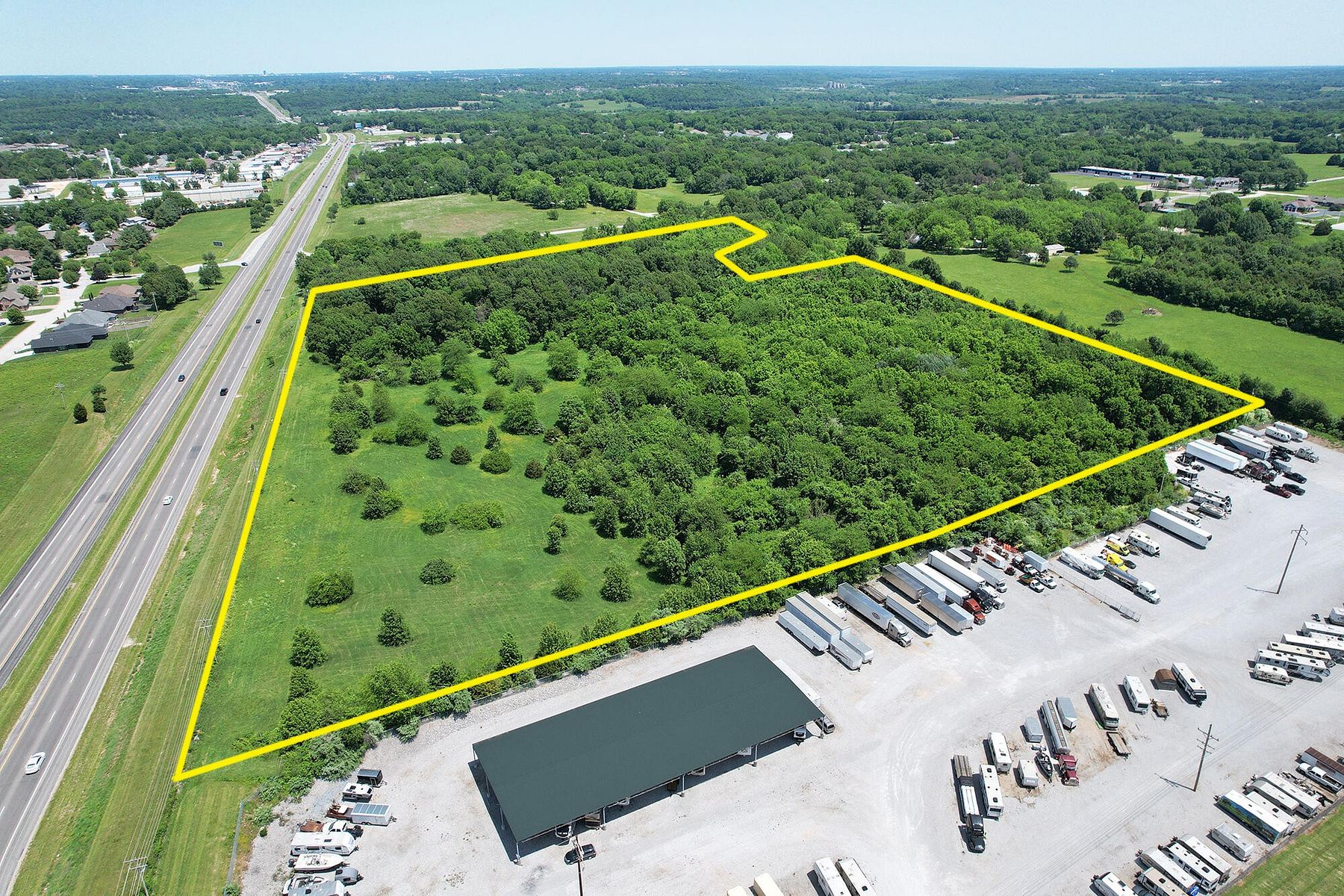 21.7 Acres of Commercial Land for Sale in Nixa, Missouri