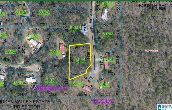 0.92 Acres of Residential Land for Sale in Odenville, Alabama