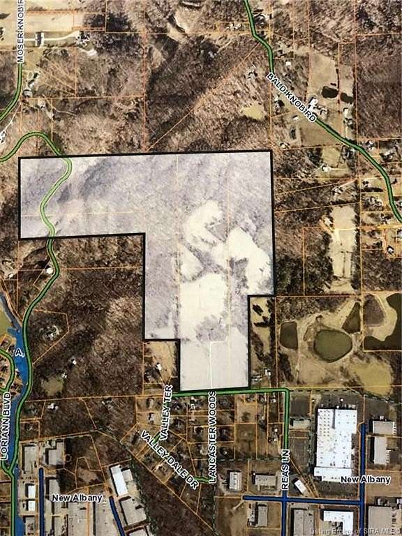 97.4 Acres of Recreational & Residential Land for Sale in New Albany, Indiana