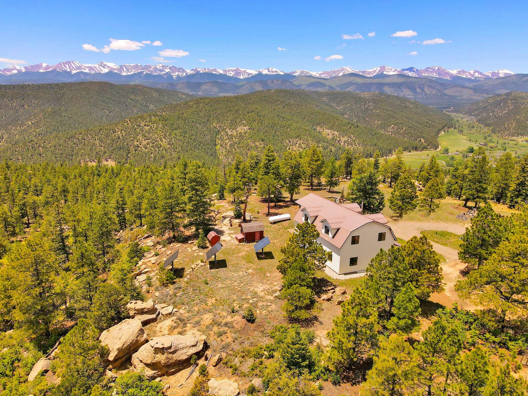 106 Acres of Recreational Land with Home for Sale in Weston, Colorado