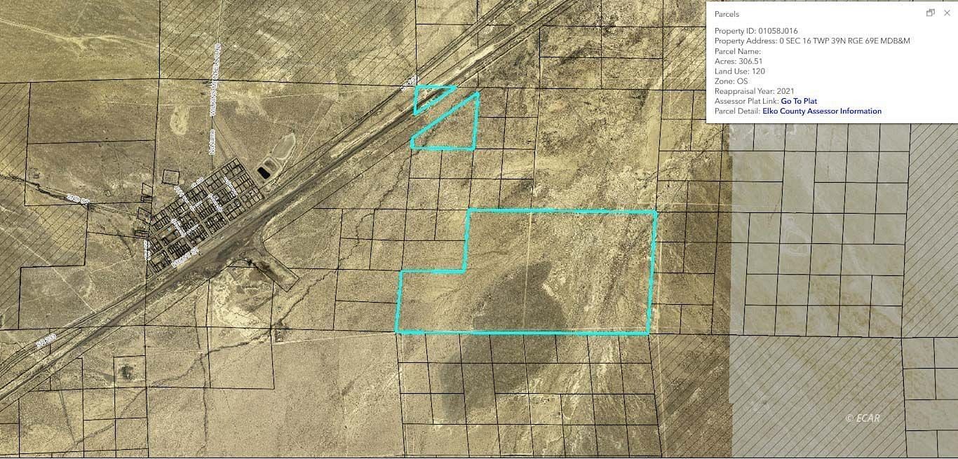 307 Acres of Recreational Land for Sale in Montello, Nevada