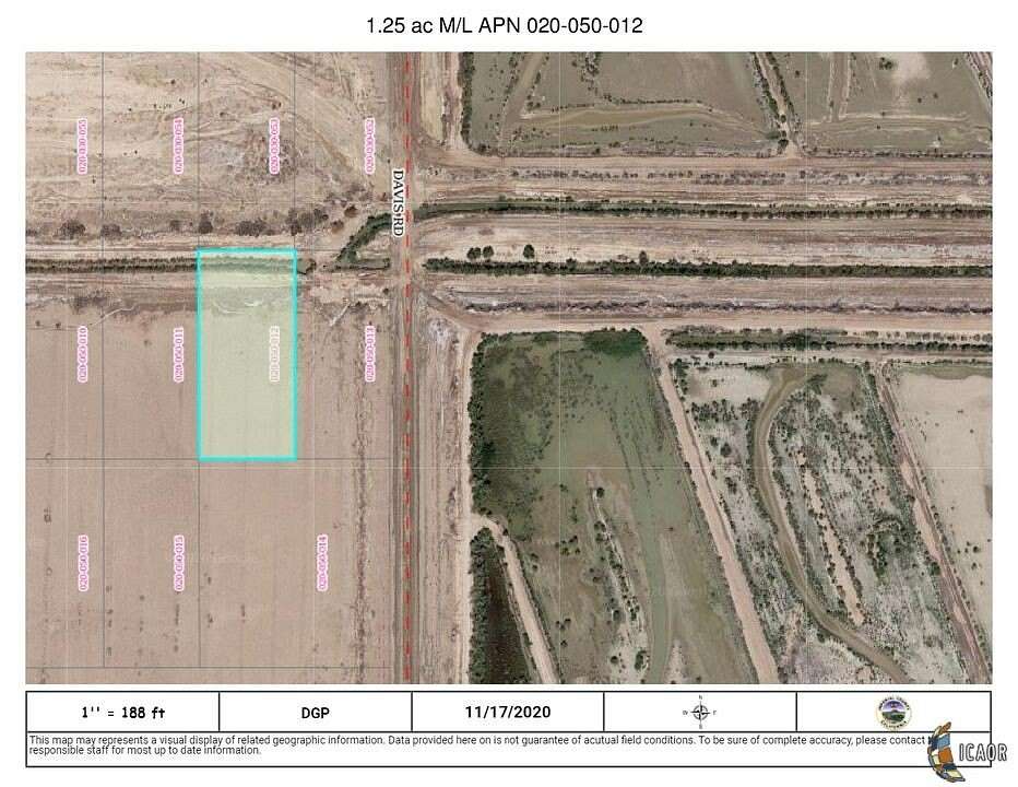 1.23 Acres of Land for Sale in Calipatria, California