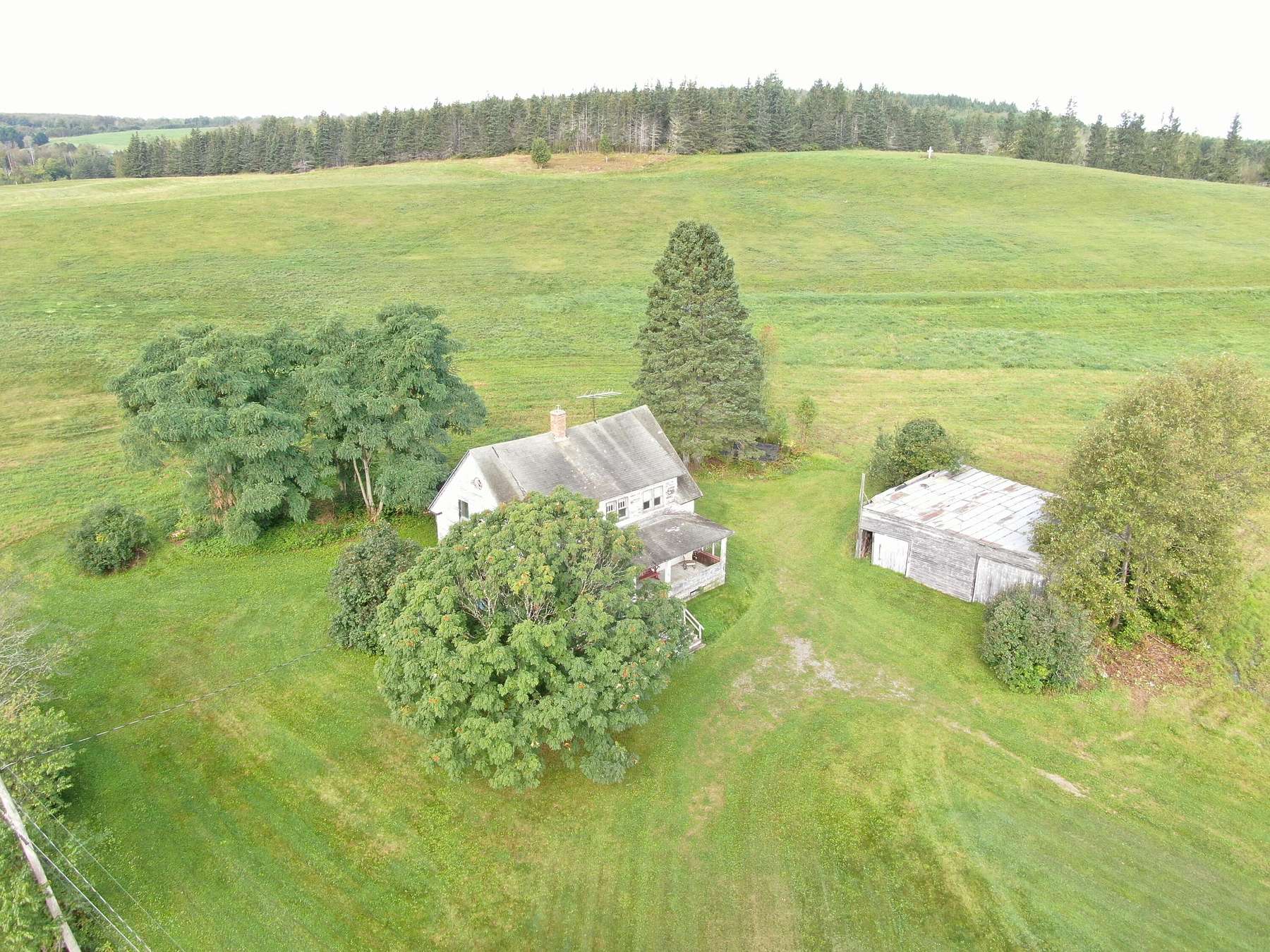 95 Acres of Agricultural Land with Home for Sale in Van Buren, Maine