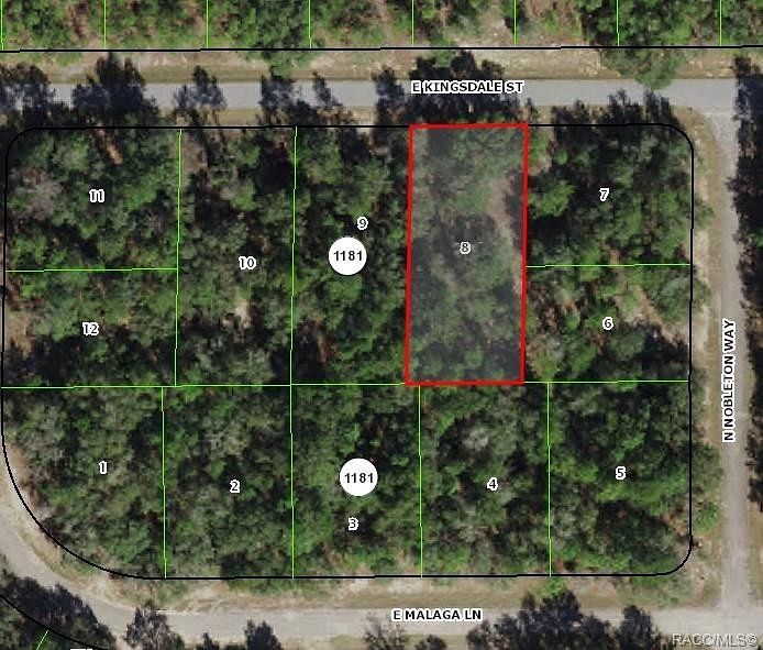 0.41 Acres of Residential Land for Sale in Citrus Springs, Florida