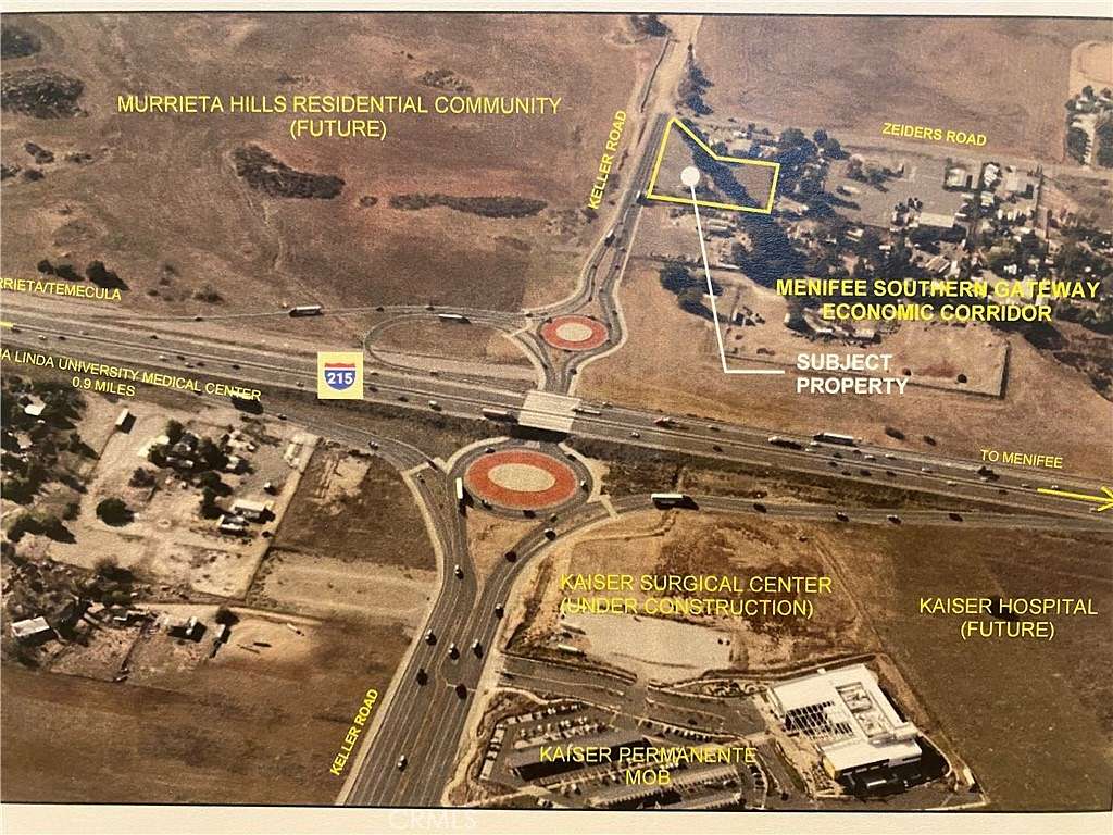 1.7 Acres of Land for Sale in Menifee, California