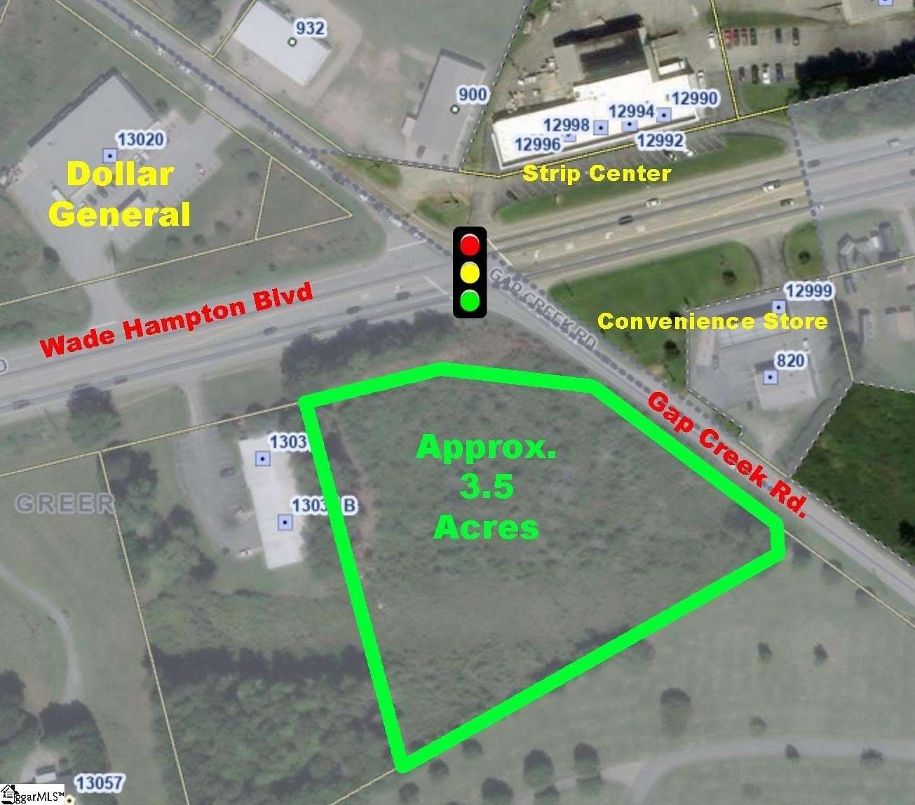 3.5 Acres of Land for Sale in Greer, South Carolina