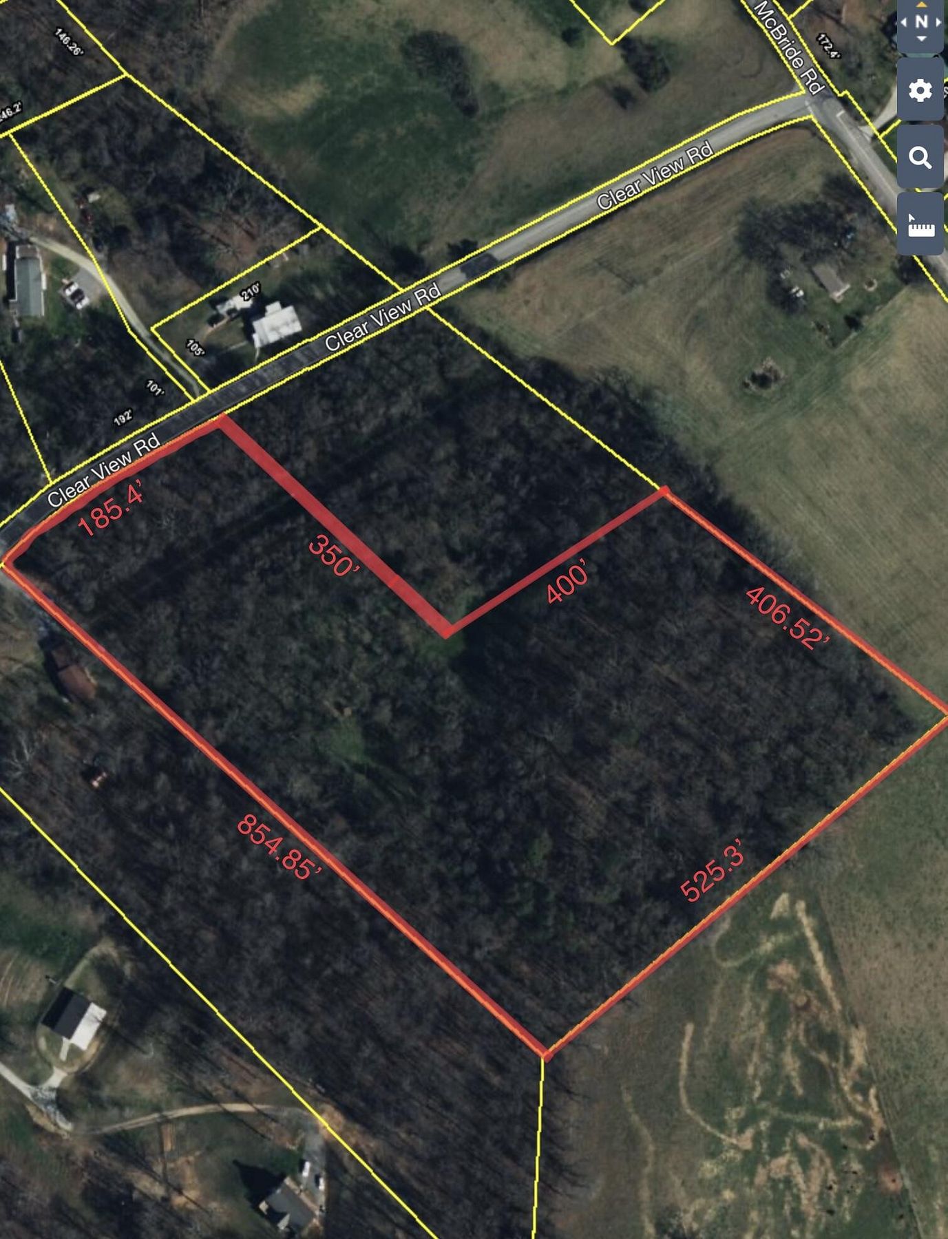 7.1 Acres of Residential Land for Sale in Morristown, Tennessee