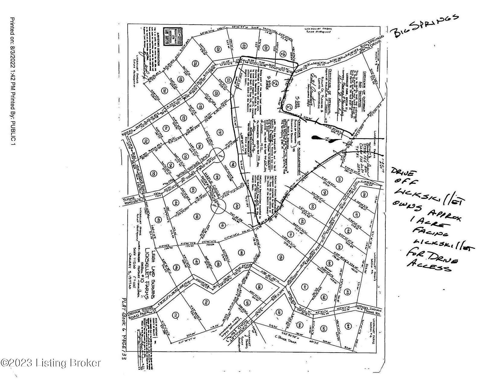 9.89 Acres of Residential Land for Sale in Shepherdsville, Kentucky