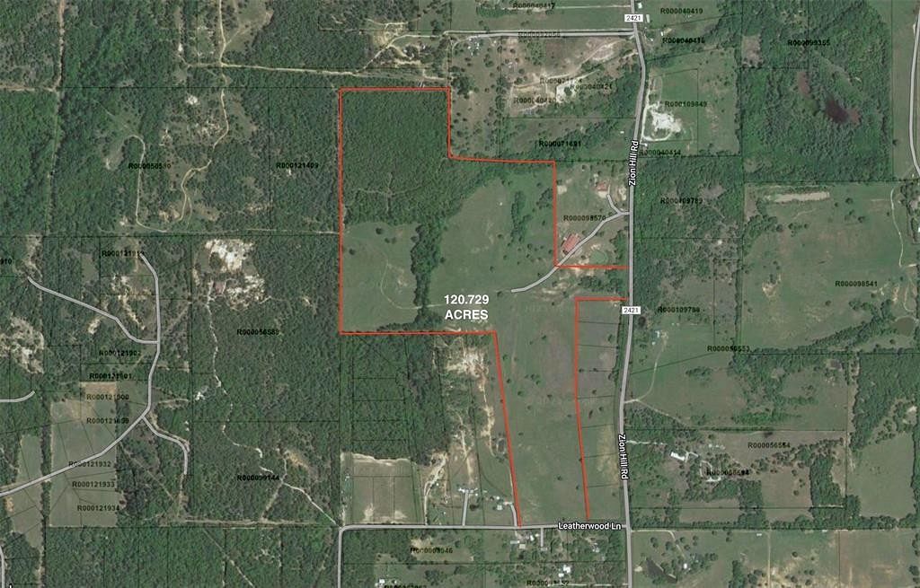 120.729 Acres of Land for Sale in Poolville, Texas