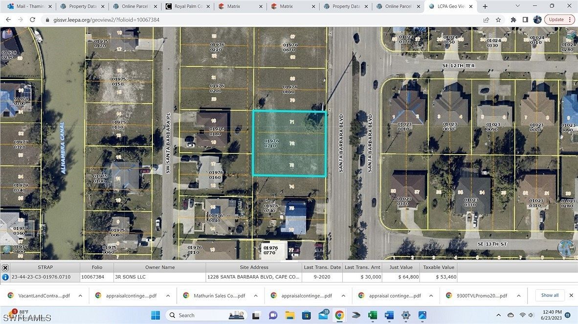 0.372 Acres of Commercial Land for Sale in Cape Coral, Florida